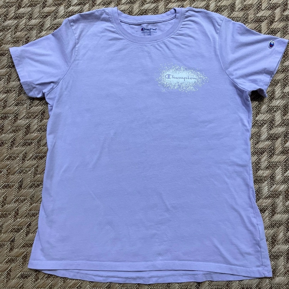 Champion Tee - Women’s Large Purple - Athletic Athleisure